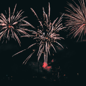 Irina Bukatiks favorite snapshot of fireworks.