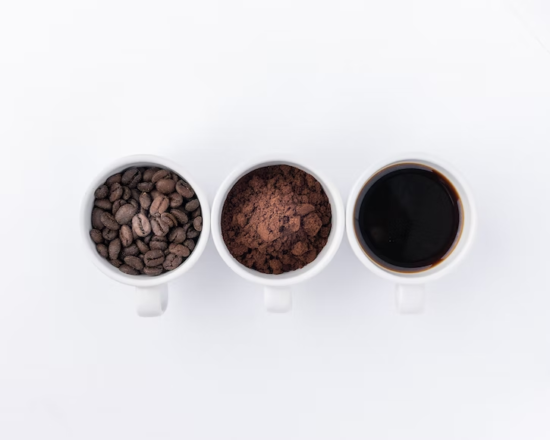 Irina Bukatik's photography of different forms of coffee