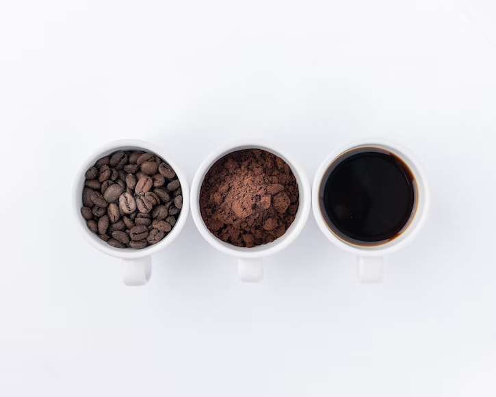Irina Bukatik's photography of different forms of coffee