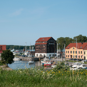 the town of Klaipeda